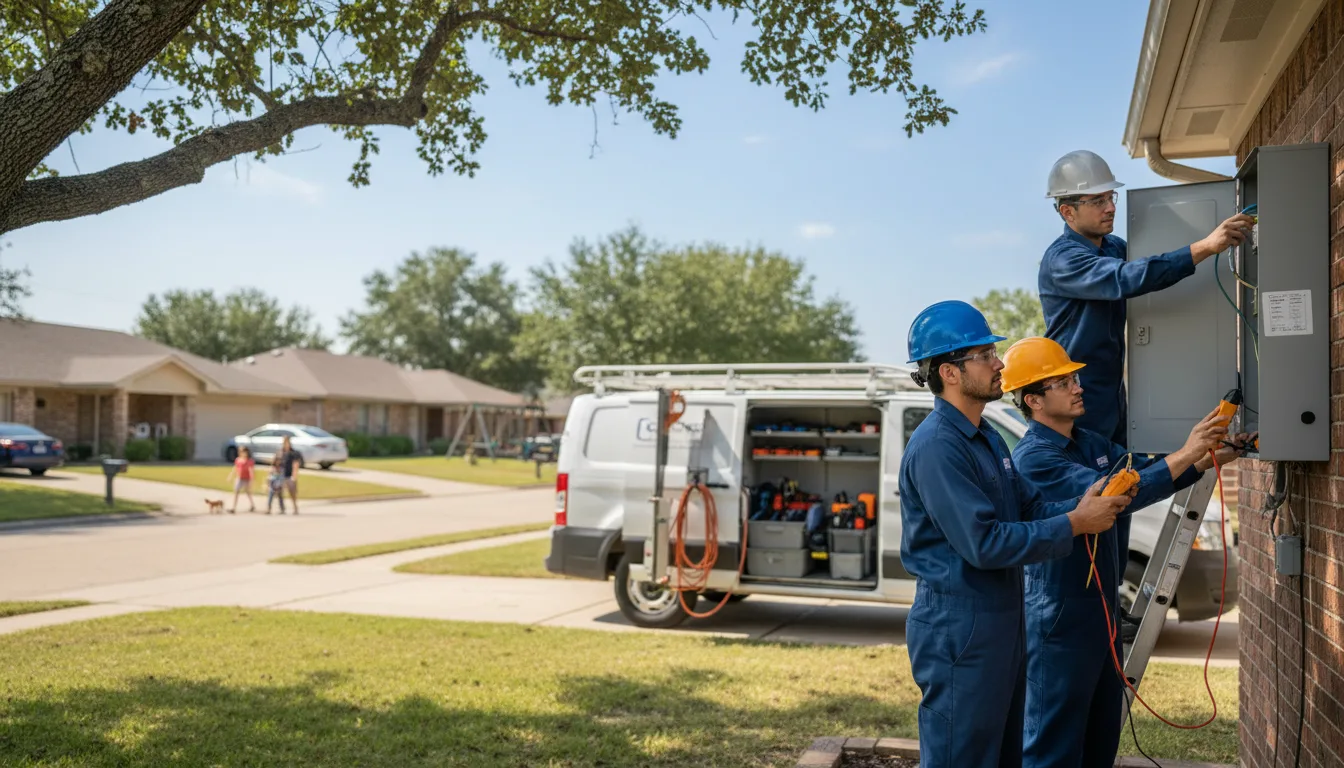 Certified electrician providing emergency electrical services in Mulga, AL